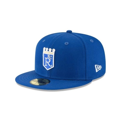 Kansas City Royals Gorra | New Era MLB 1971 Cooperstown Wool 59fifty Fitted Cap Mexico - Azules